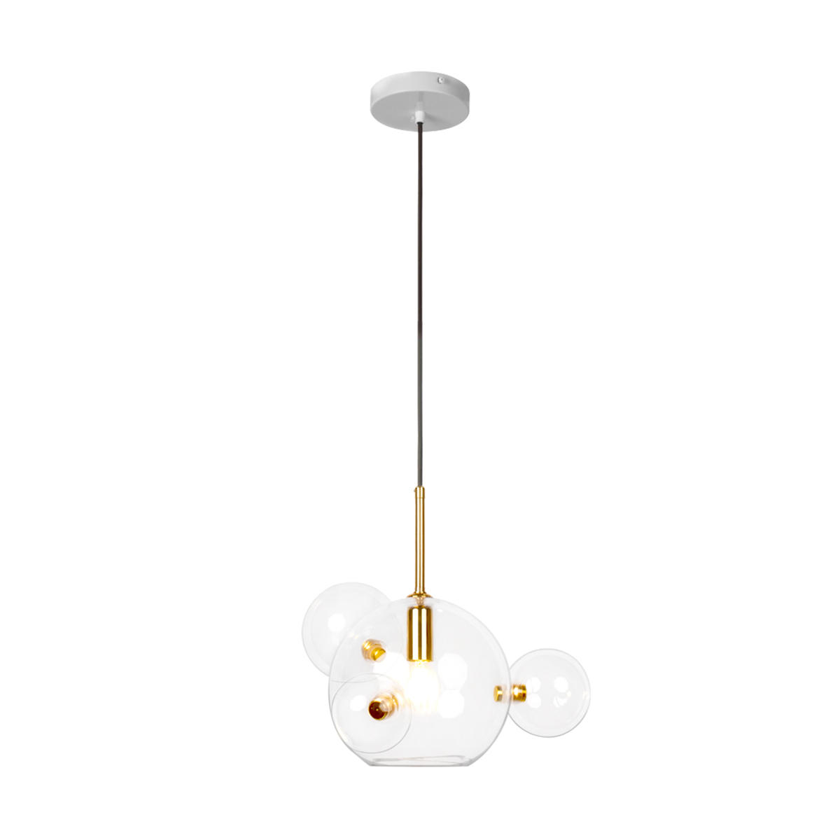 Подвесной светильник 39*31 см, 1*E14*40W LOFT IT Bolle 2027-P4 mini золото