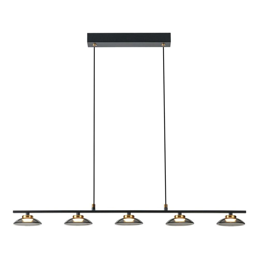 Подвесной светильник 80 см, 19W, 3000K, Lussole LSP-4017, черный