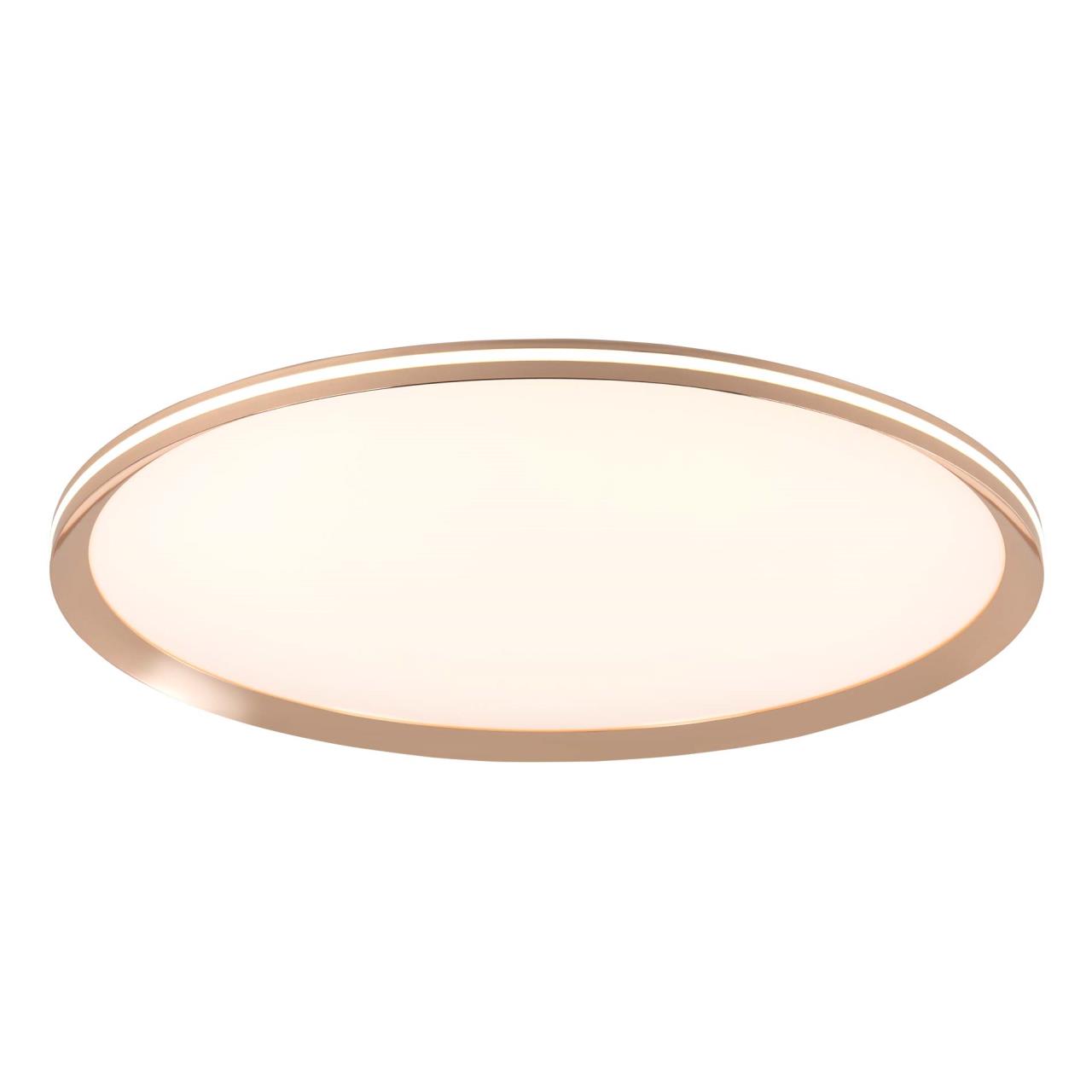Потолочный светильник 60x5см, LED, 60Вт, 3000 / 5500K, LED4U L3020-600 GD Золото