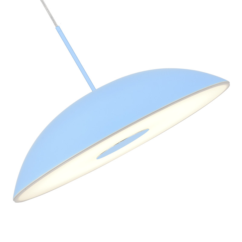Подвесной светильник 39*200 см, LED, 24W, 3000К, ST-Luce Lido SL6128.703.01 синий