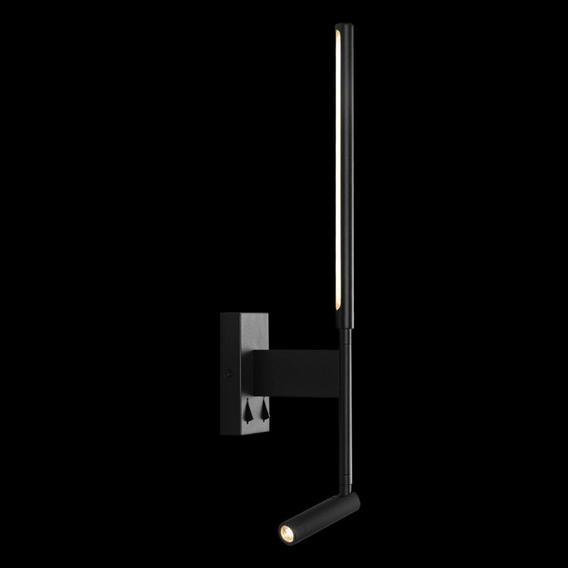 Бра 55 см, 12W, 3200K Loft IT Stick 10012/6+3BK, черный