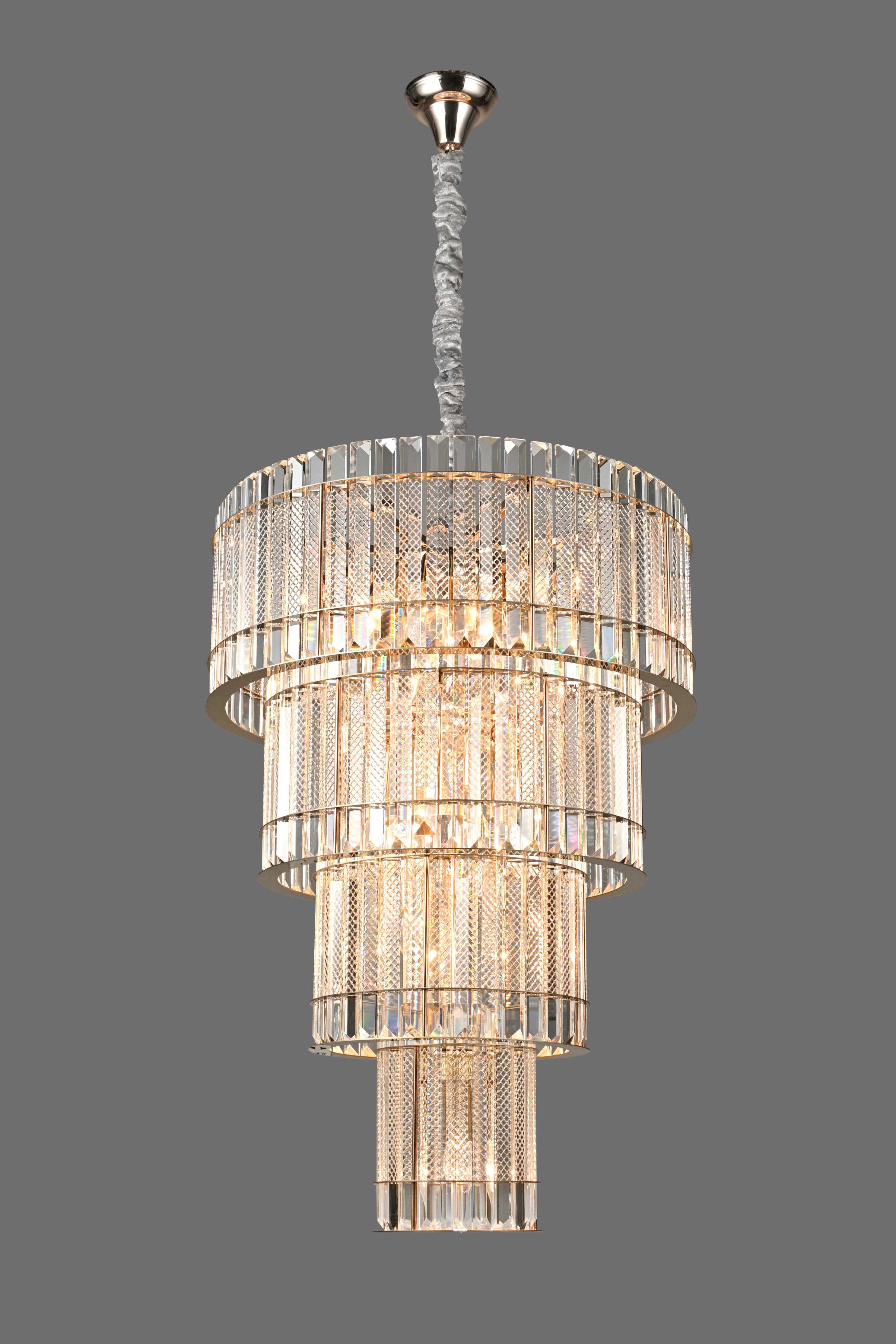 Люстра  530*830, 21*E14, 40W NewRgy Cristallo 8777/21A-G GOLD, Золото