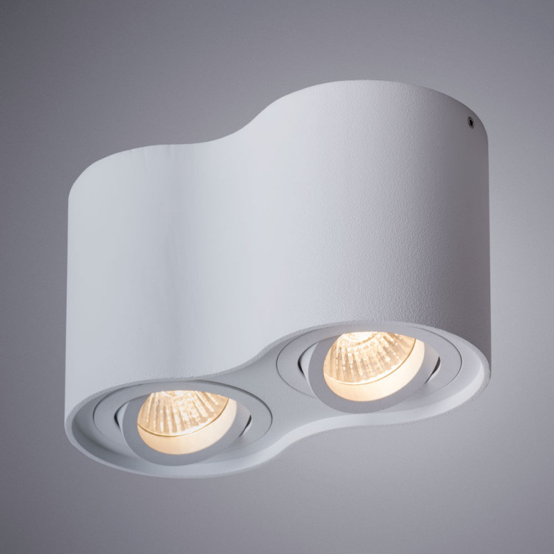 Светильник 17,8*9,5 см, GU10 50W, Arte Lamp Falcon A5645PL-2WH белый