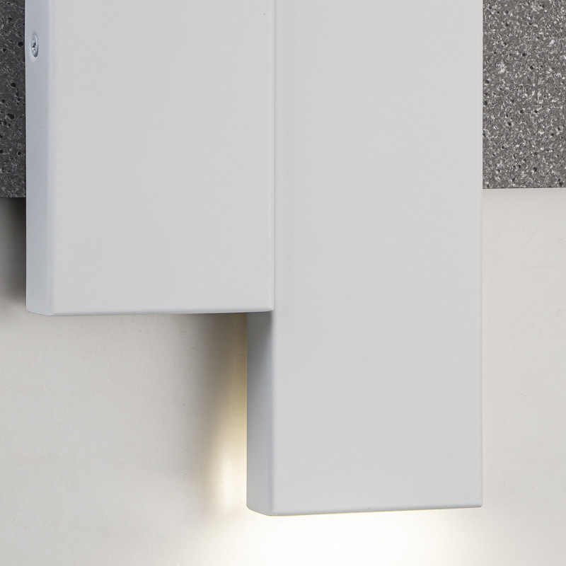 Бра 40 см, 20W, 4500K, Indigo Avanzato 14023/2W Silver stone V000119L, серебро-белый, 14023/2W Silver stone