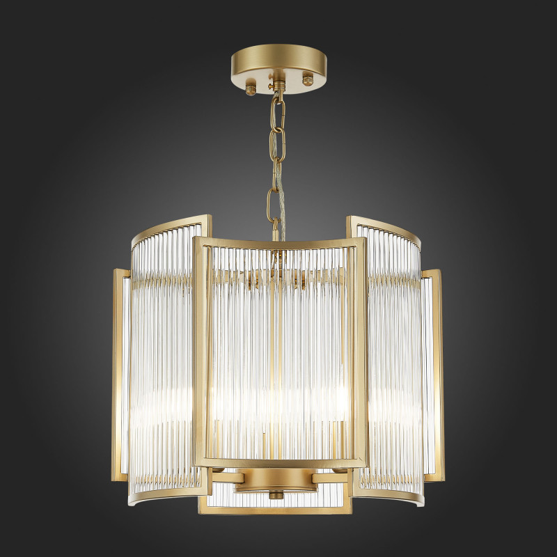 Люстра подвесная 41 см, 180W, ST LUCE COSENZA SL1234.203.03 Шампань
