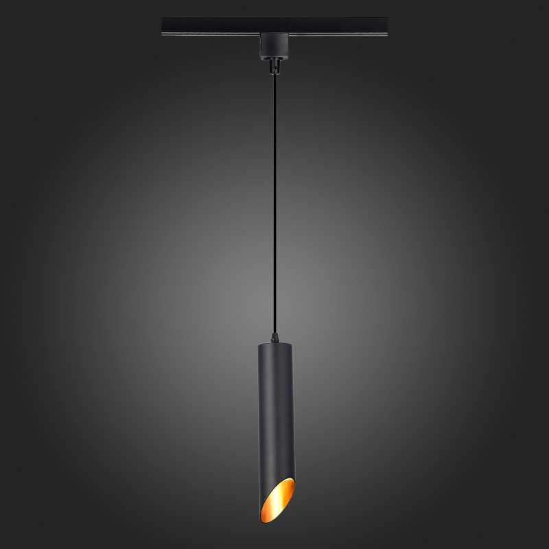 Трековый однофазный светильник 6 см ST LUCE ST152.406.01 Черный