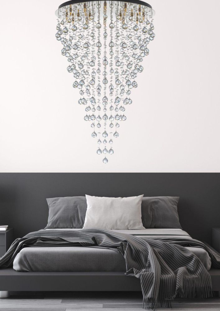 Люстра потолочная *80*120 см, 24*G9*40W, Arti Lampadari Flusso Nickel Flusso H 1.4.80.615 N, Никель