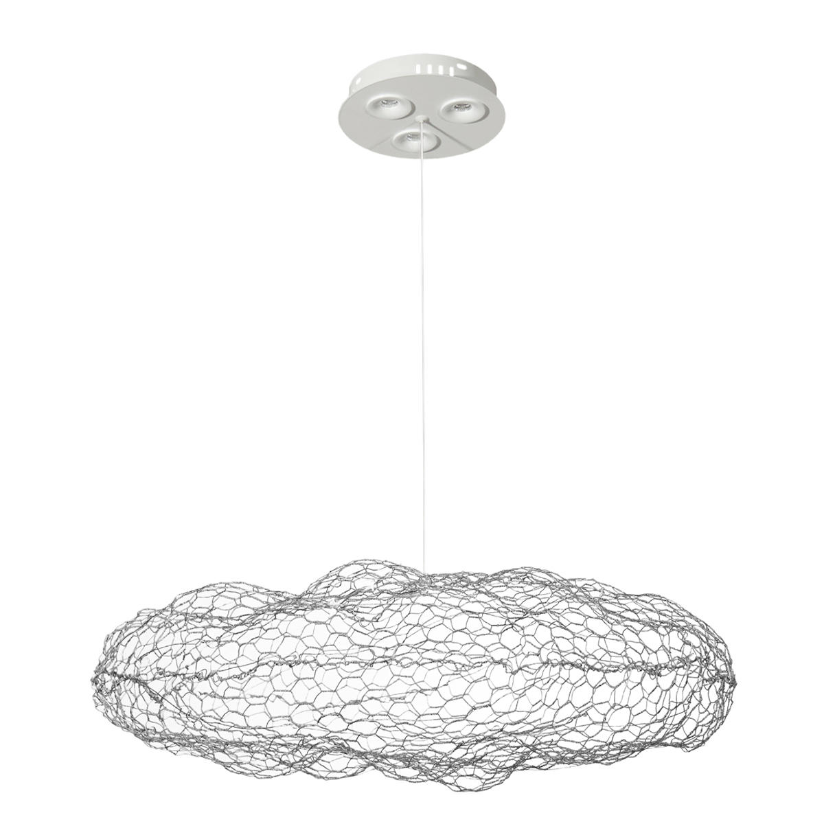 Подвесной светильник 100*52 см, LED 3000K LOFT IT Cloud 10247/1000 Silver серебро