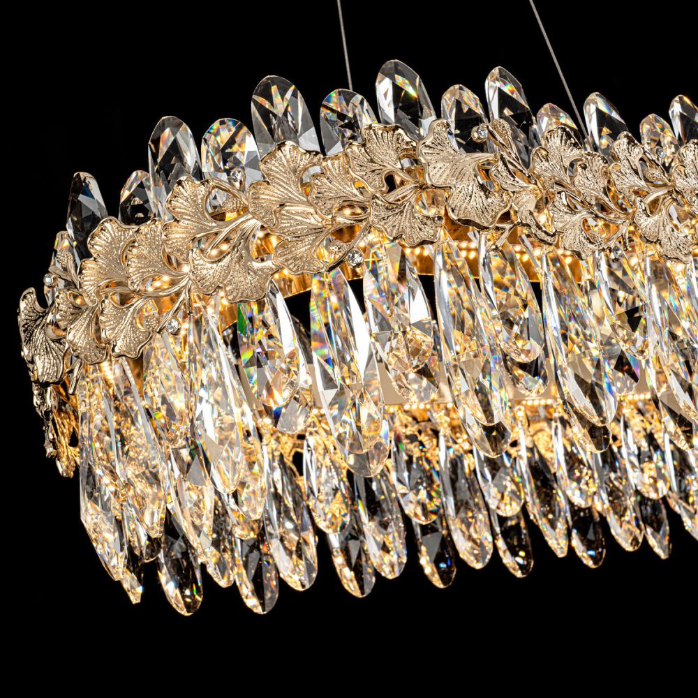Люстра 115*36*20-155 см, *LED*113W, 3000-6000K, MODELUX  ML.9888.1200 GD, Золото