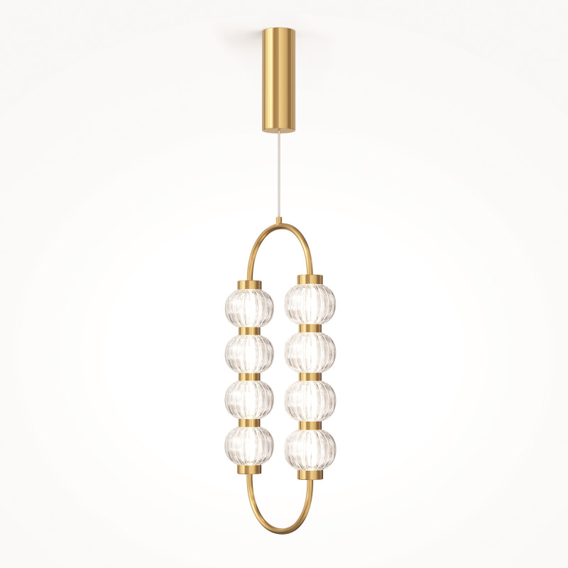 Подвесной светильник 27,8*9*356,5 см, LED, 16W, 3000К, Maytoni Amulet MOD555PL-L11G3K золотой