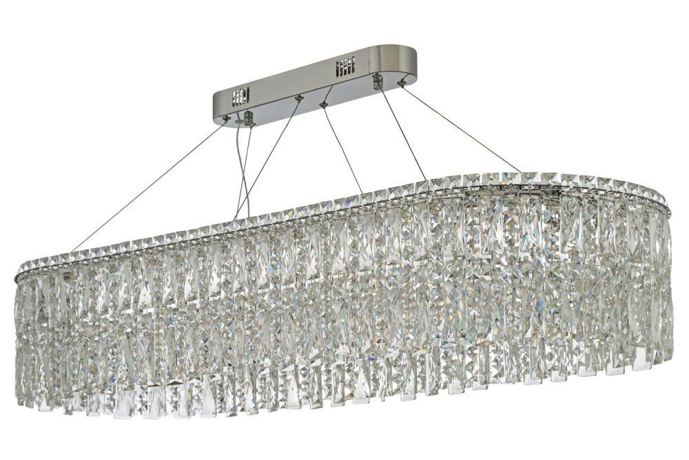 Люстра подвесная ** см, Led лента*LED*150W, 3000/6000K, Arti Lampadari Ovindoli Nickel Ovindoli L 1.5.120x40.100 N, Никель