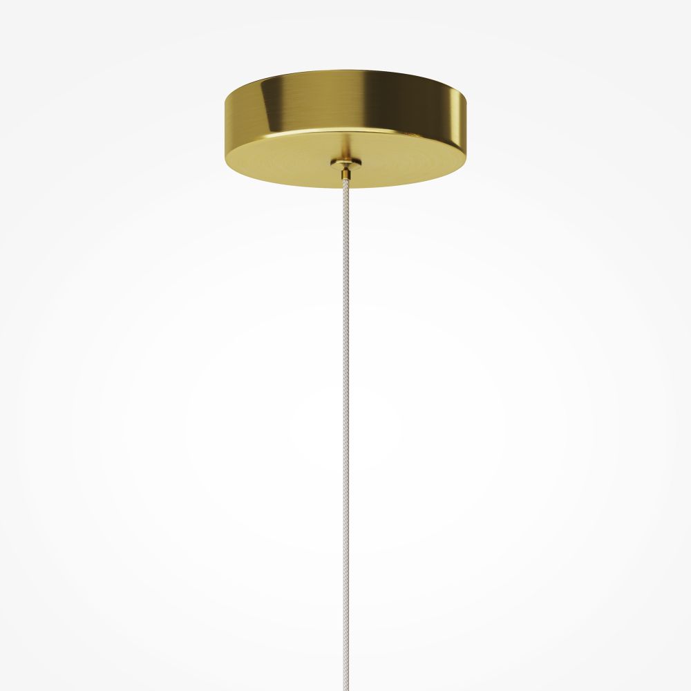 Подвесной светильник 16,2*5,5*49,3-339,3 см, *LED*3W, Maytoni Shiori MOD524PL-L3BSK1, Латунь