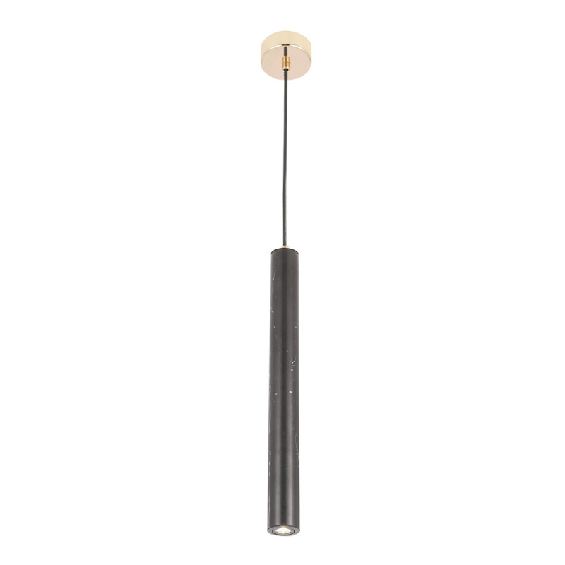 Светильник 4 см, 3W, 4000K, Crystal Lux FRESA SP3W LED BLACK, золото-черный мрамор