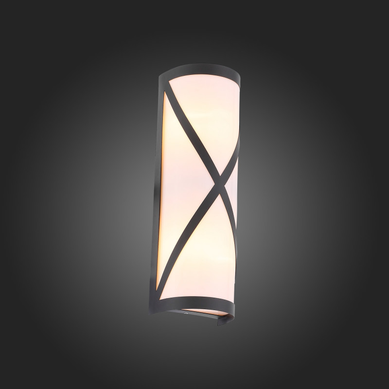 Светильник уличный настенный 13 см, 120W, ST LUCE AGIO SL076.411.01 Черный
