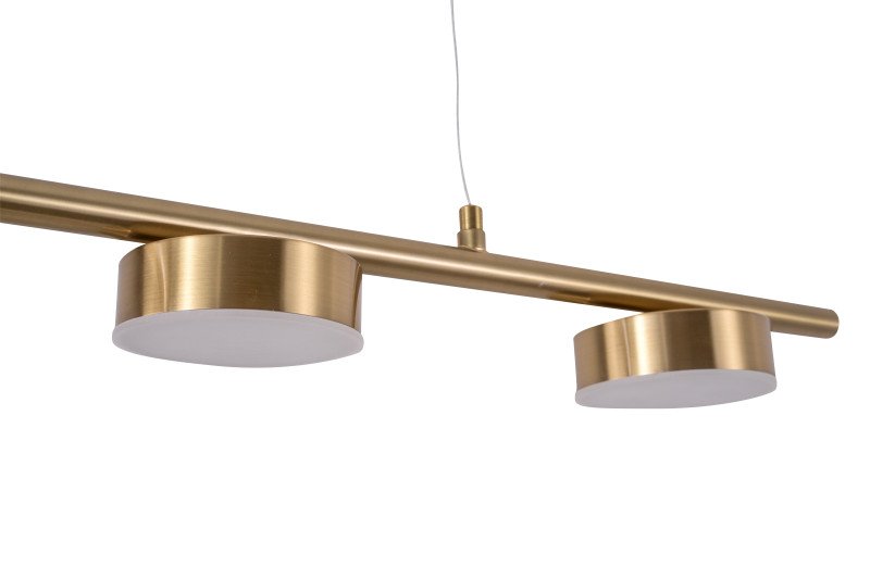Подвесной светильник 118**150 см, LED, 65W, 4000K Zortes Lory ZRS.1055.05, латунный