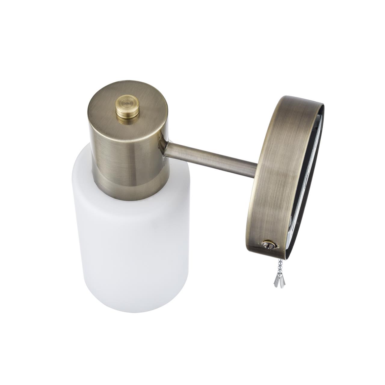 Бра 15*19,5 см, 1*E14 Lumion MAVE 8100/1W бронза, белый