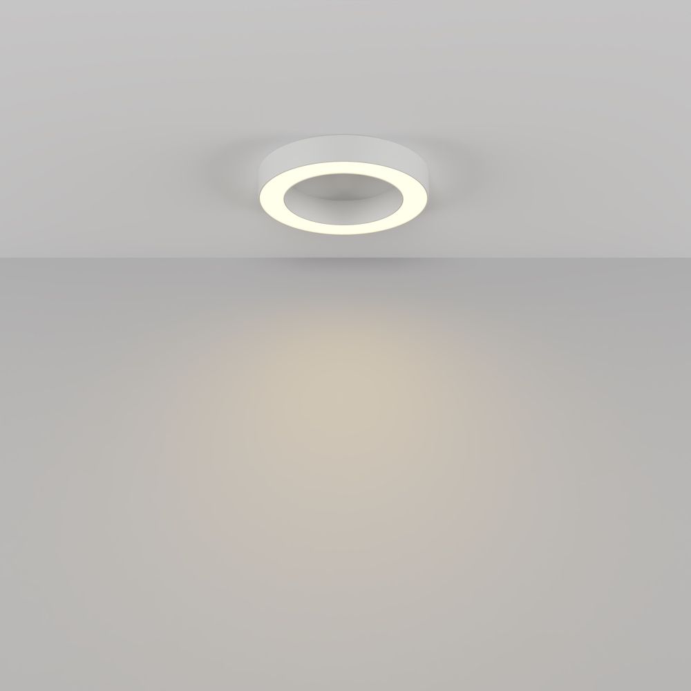 Светильник  C093CL-36W3K-W **-6 см, *LED*36W, 3000K, Maytoni technical Lua C093CL-36W3K-W, Белый