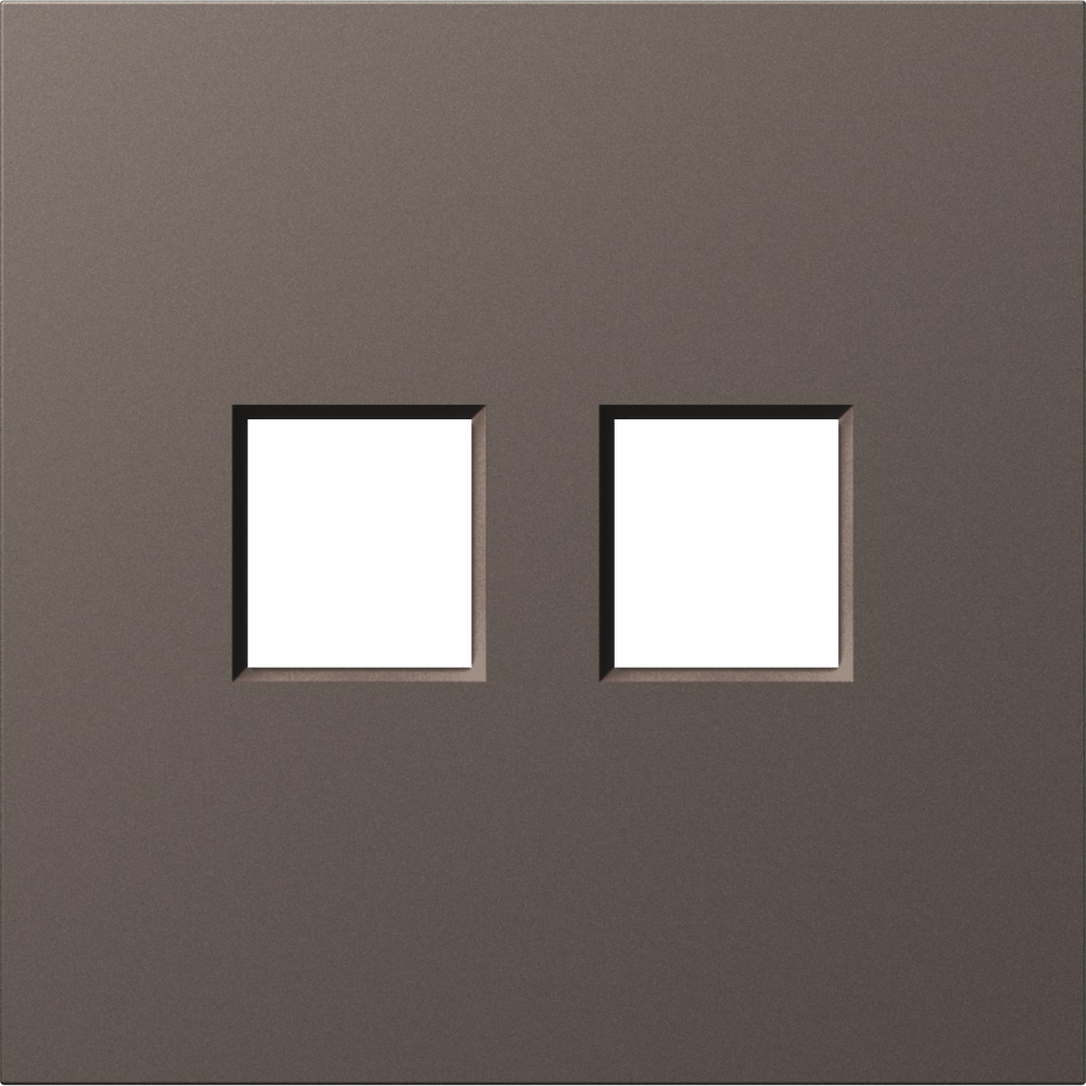 Donel S08 мокко накладка 2-я для розеток RJ45,TV,SAT , серия DB, DS86953