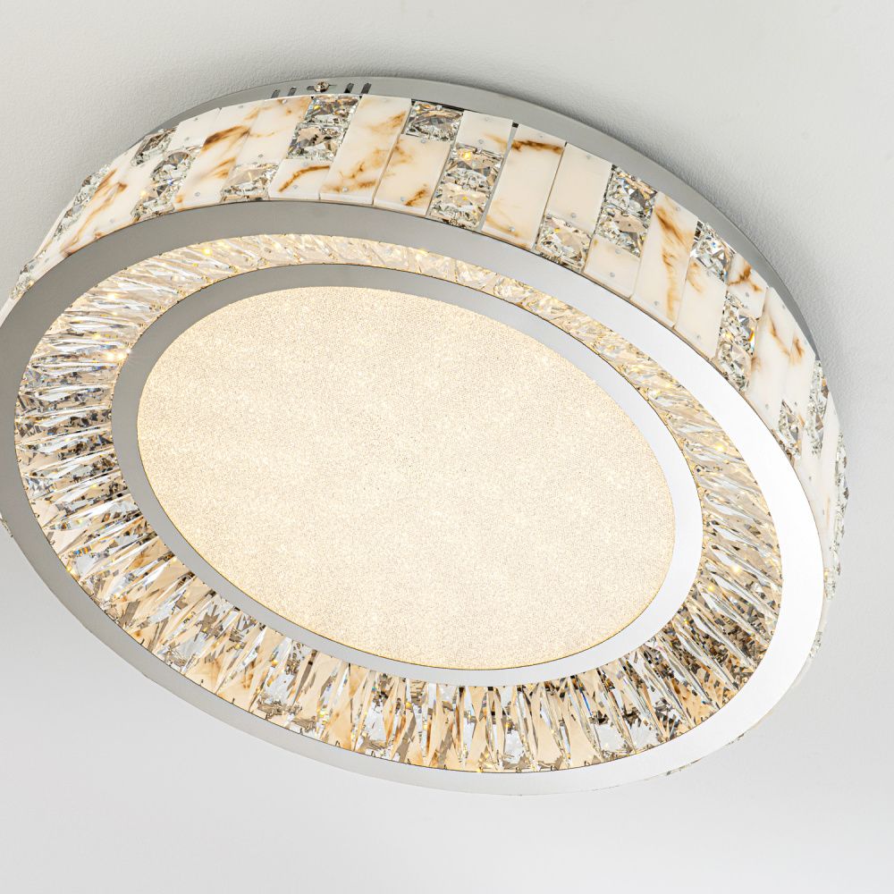 Светильник *60*13,1 см, LED*68W, 3000-6000K, Modelux  ML.2400.600 CR, Хром