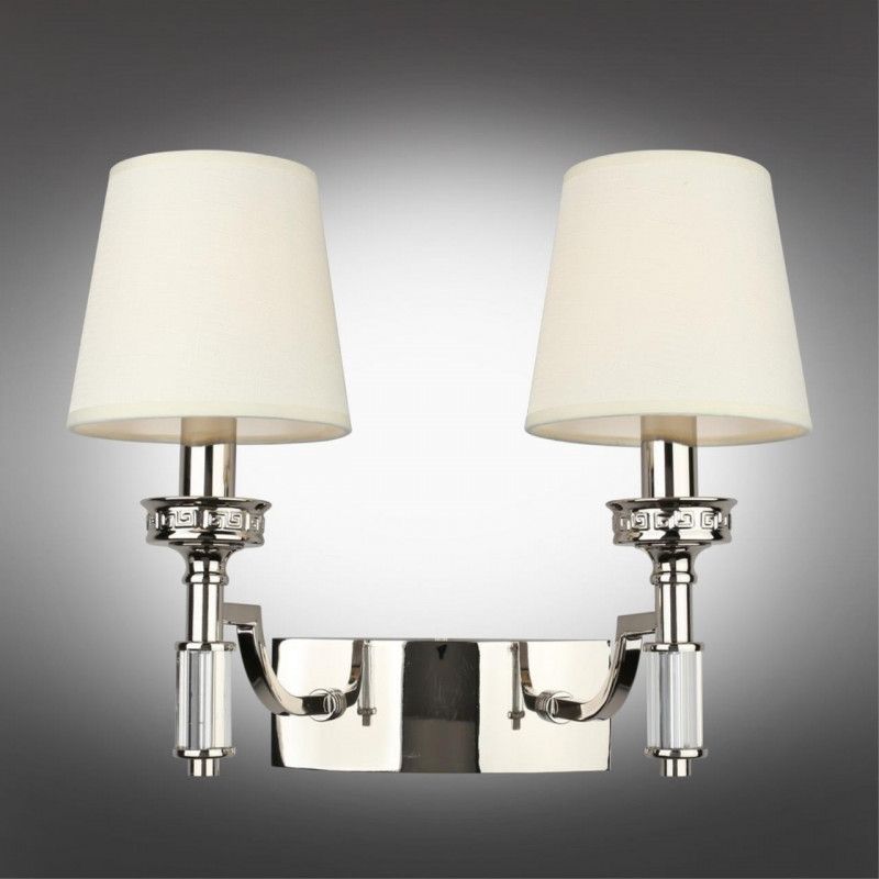 Бра 25*40*34 см, 2*E14, 40W, Aployt Patricia APL.716.01.02, хром