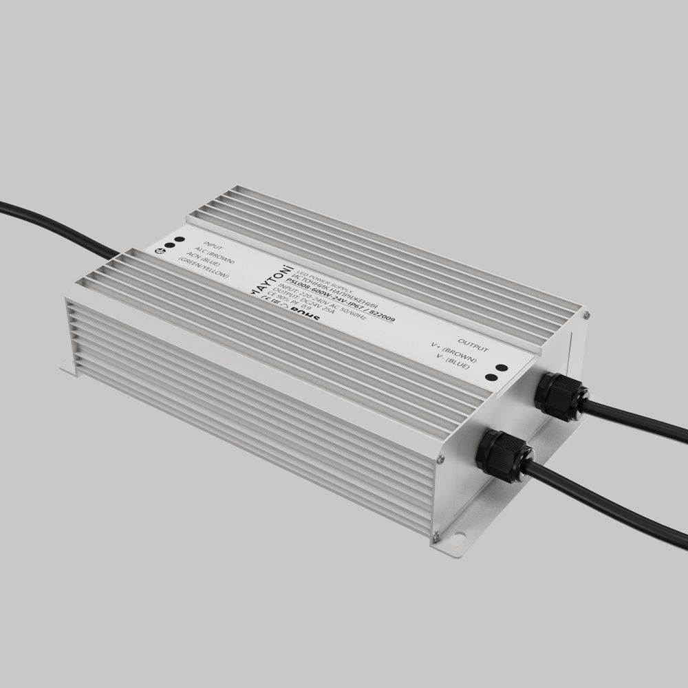 Источник напряжения PSL008 24V 600W IP67 822009 Maytoni