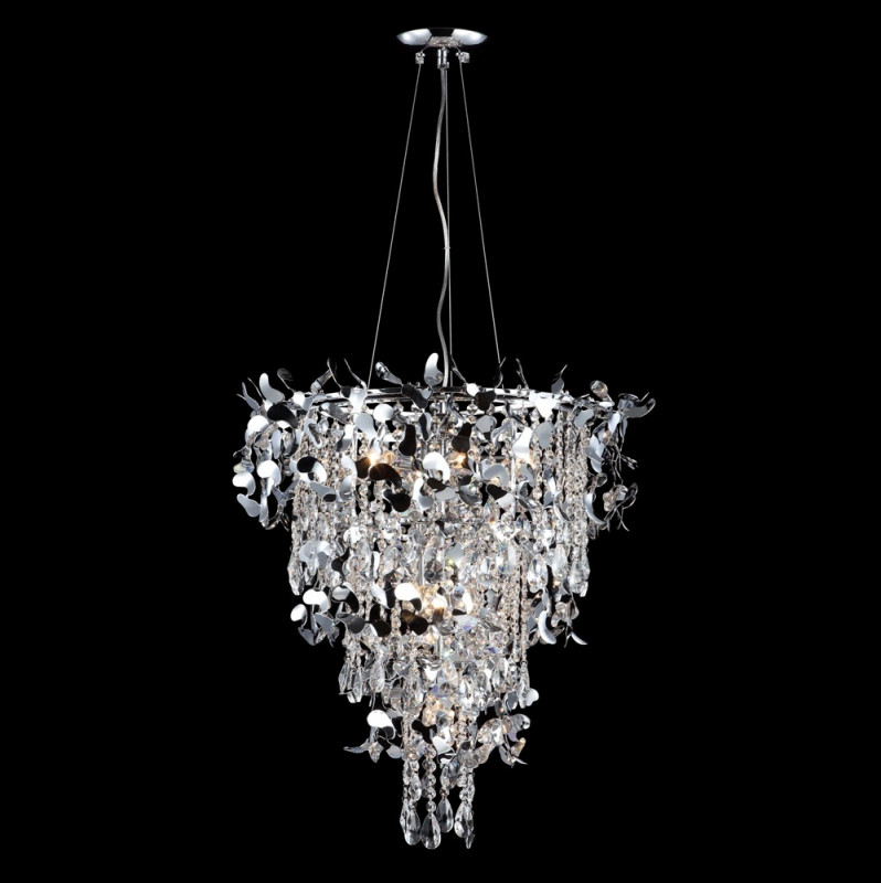 Люстра 66 см, Crystal Lux ROMEO SP10 CHROME D600 Хром