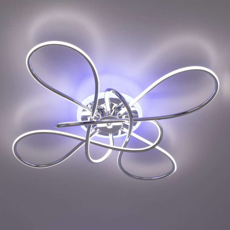 Люстра 65*12 см, LED*90 W, 3000-5500 К, Хром Citilux Джемини CL229B141E