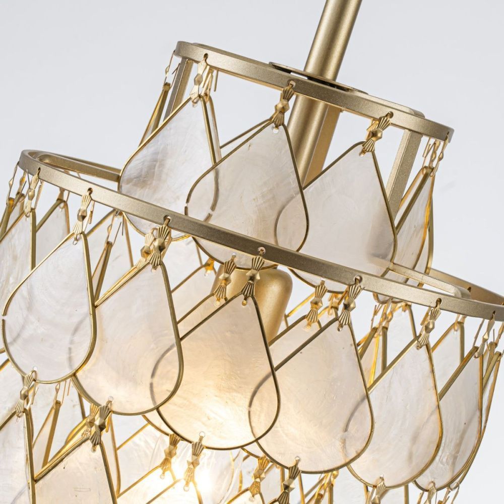 Подвесной светильник 20 см, Favourite Mollitia 4763-1P, золото