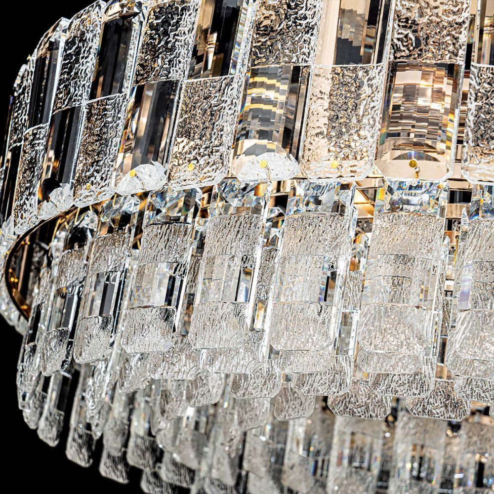 Люстра 50*16,5*-18 см, 7*Е14*40W, Modelux  ML.7039.500 GD, Золото