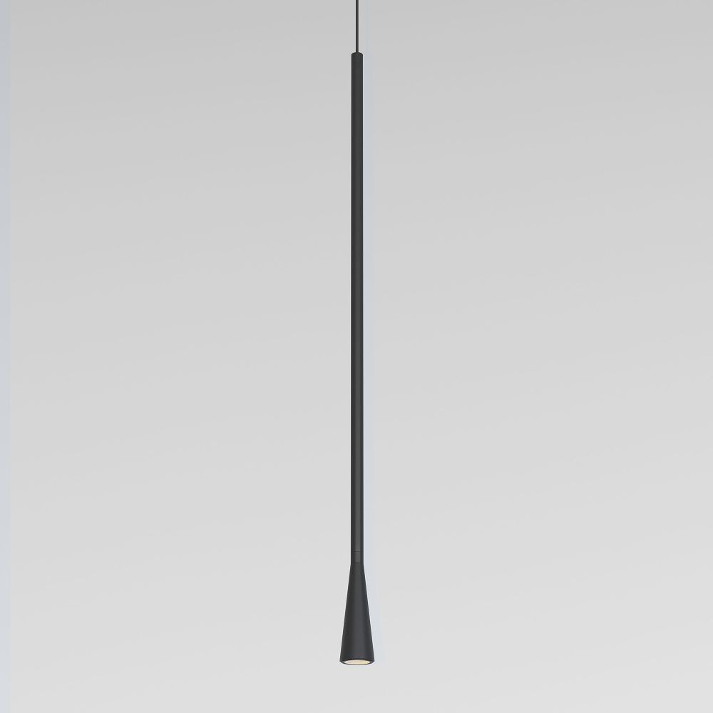 Подвесной акцентный светильник 6*6*140 см, LED, 7W, 3000K, Elektrostandard Vist 50312 LED, черный