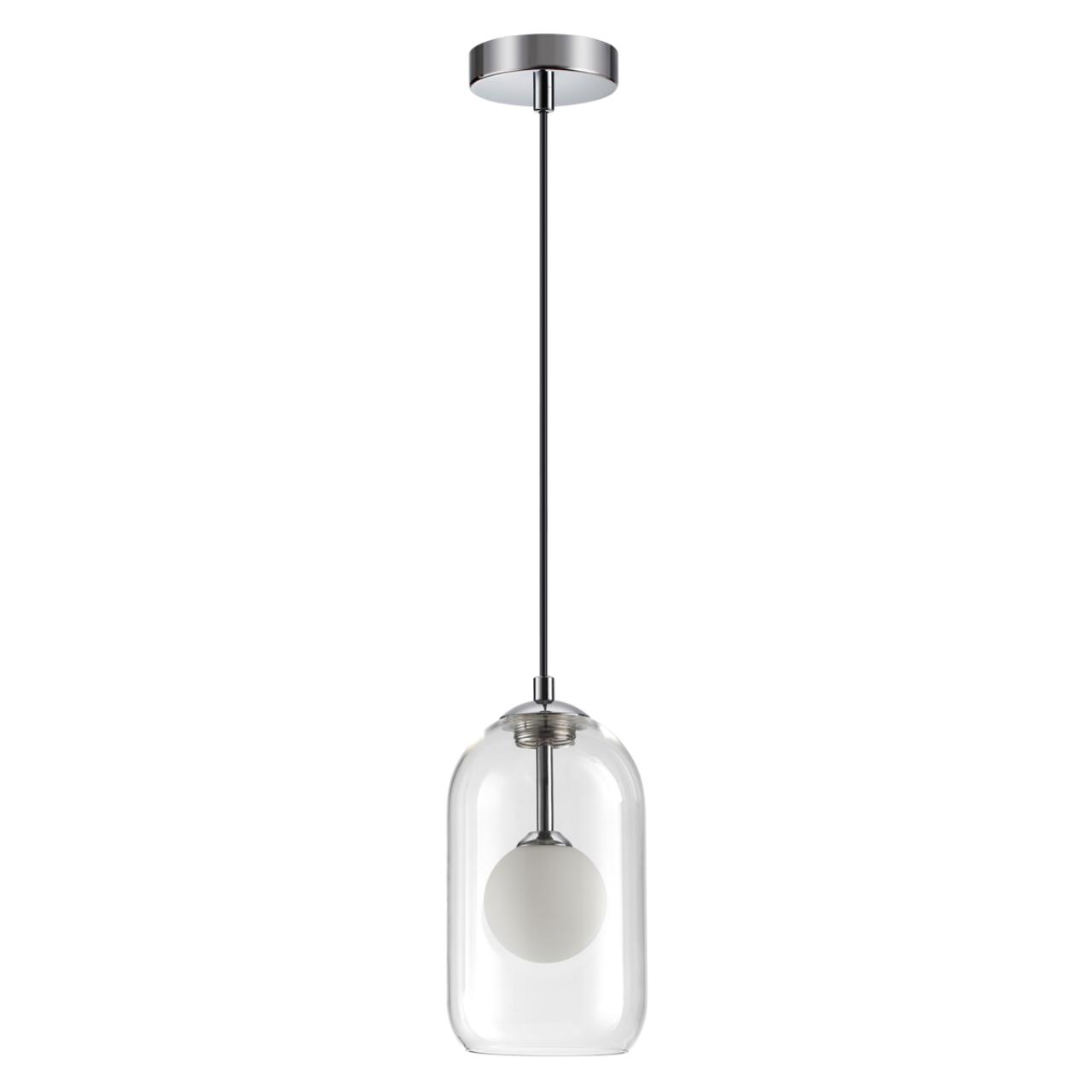 Подвесной светильник Диаметр 13 см Odeon Light Lostar 4953/1 Хром