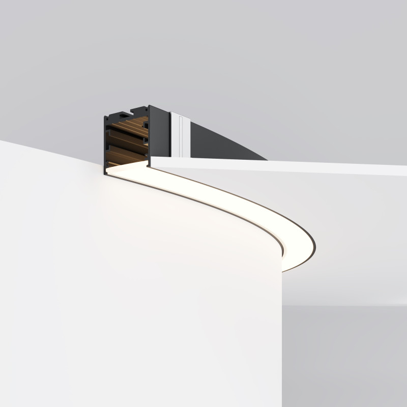 Радиусный профиль Maytoni Led strip ALM-3535R-B-D-90°-1.5M, черный