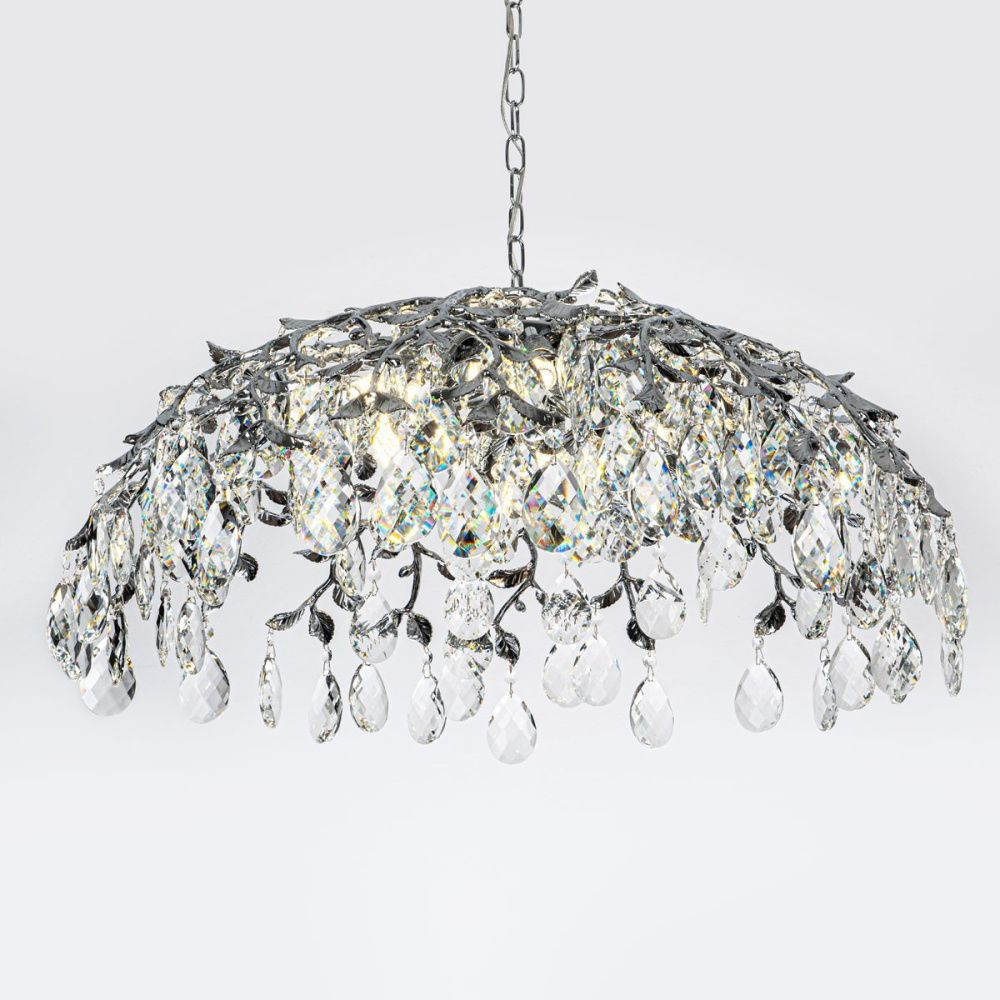 Подвесная люстра 80 см, MODELUX ML.8065.10 CR, хром