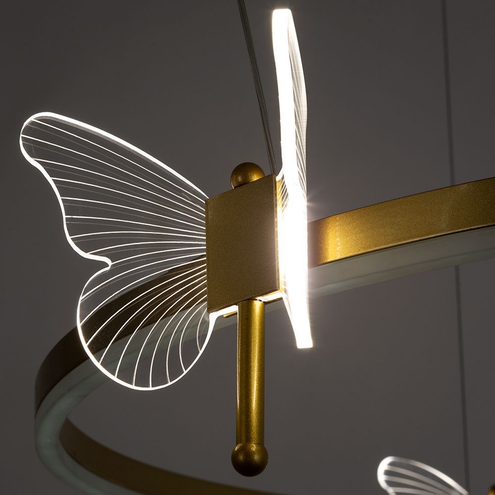Подвесная люстра 156 см, 170W, 3000-6000K, Arte Lamp Darcy A2187LM-3GO, золото