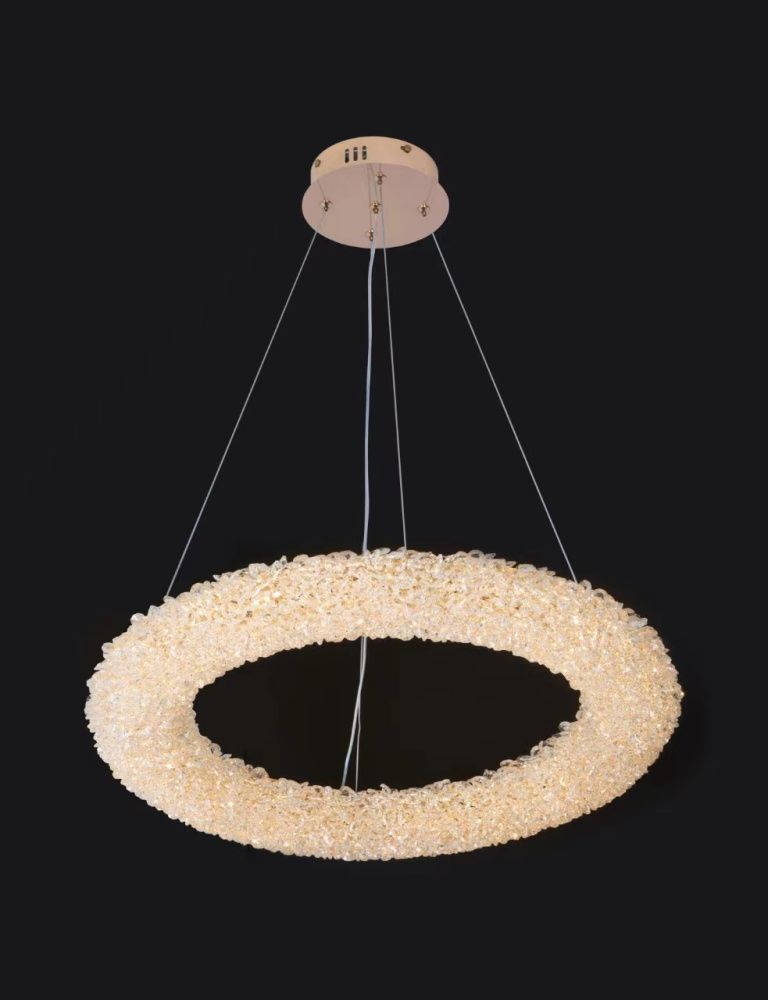 Люстра NE143-800, D800 / H90 LED, 158W, 3000/4000/6000K, Alva Donna, Золото