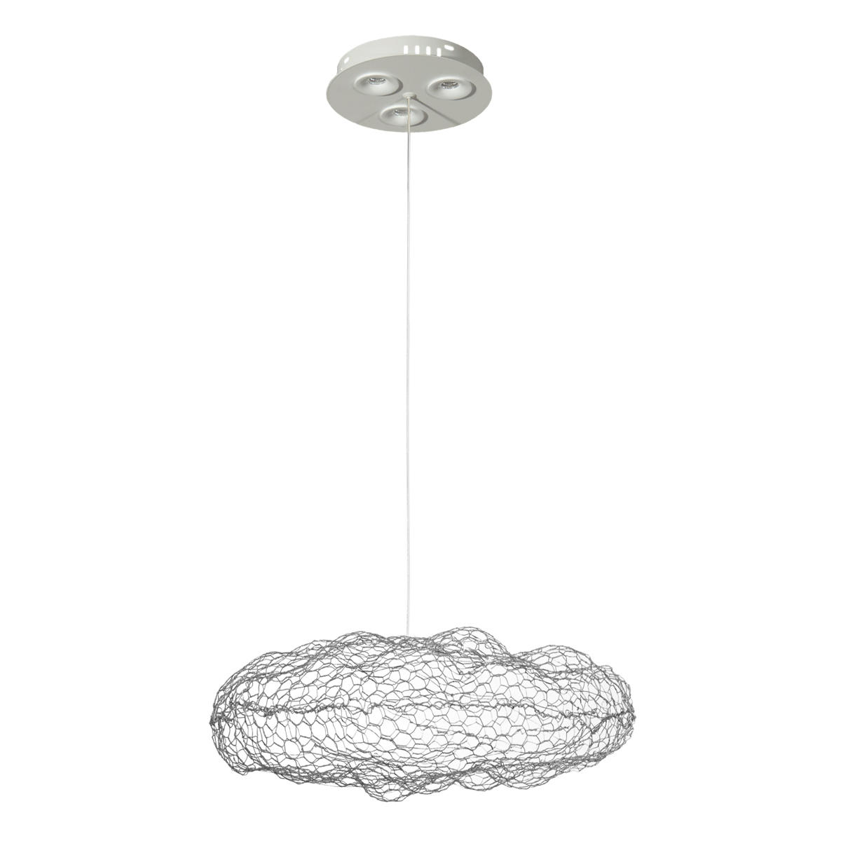 Подвесной светильник 35*28 см, LED 3000K LOFT IT Cloud 10247/350 Silver серебро