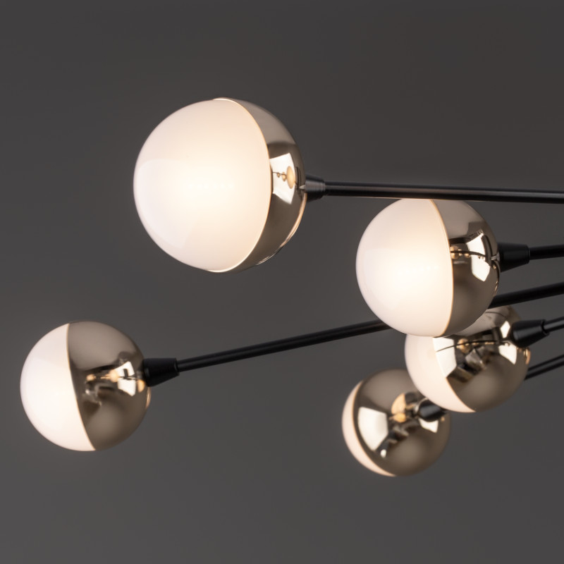 Светильник 84 см, Freya Celebrity FR5242CL-16B, черный-золото
