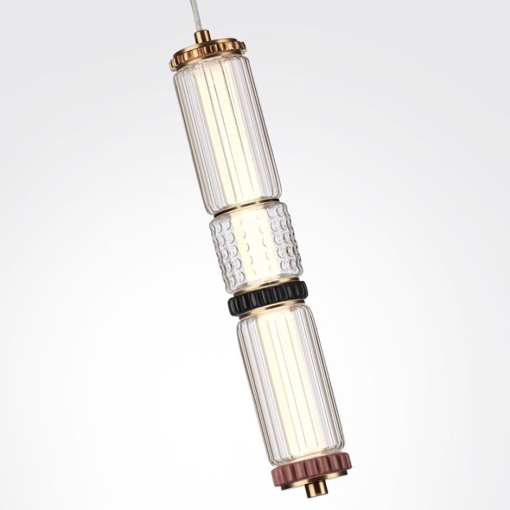 Подвесной светильник 6 см, 12W, 4000K, Odeon Light L-Vision Collier 5455/12L, латунь