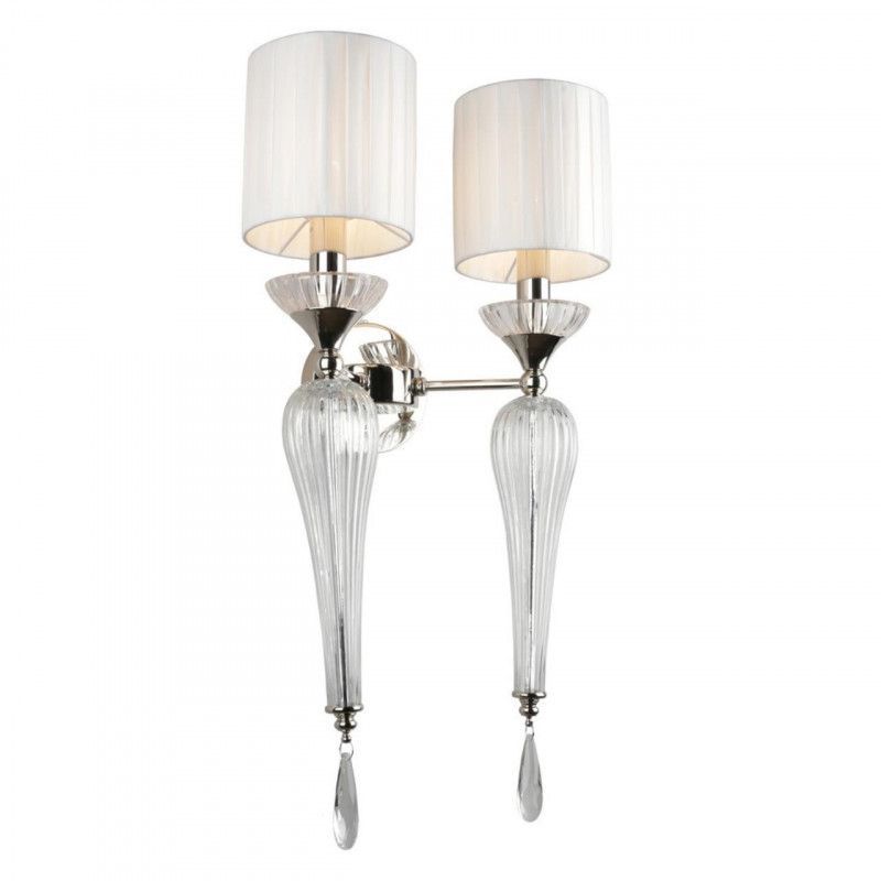 Бра 20*34*64 см, 2*E14, 40W, Aployt Kinia APL.708.01.02, хром