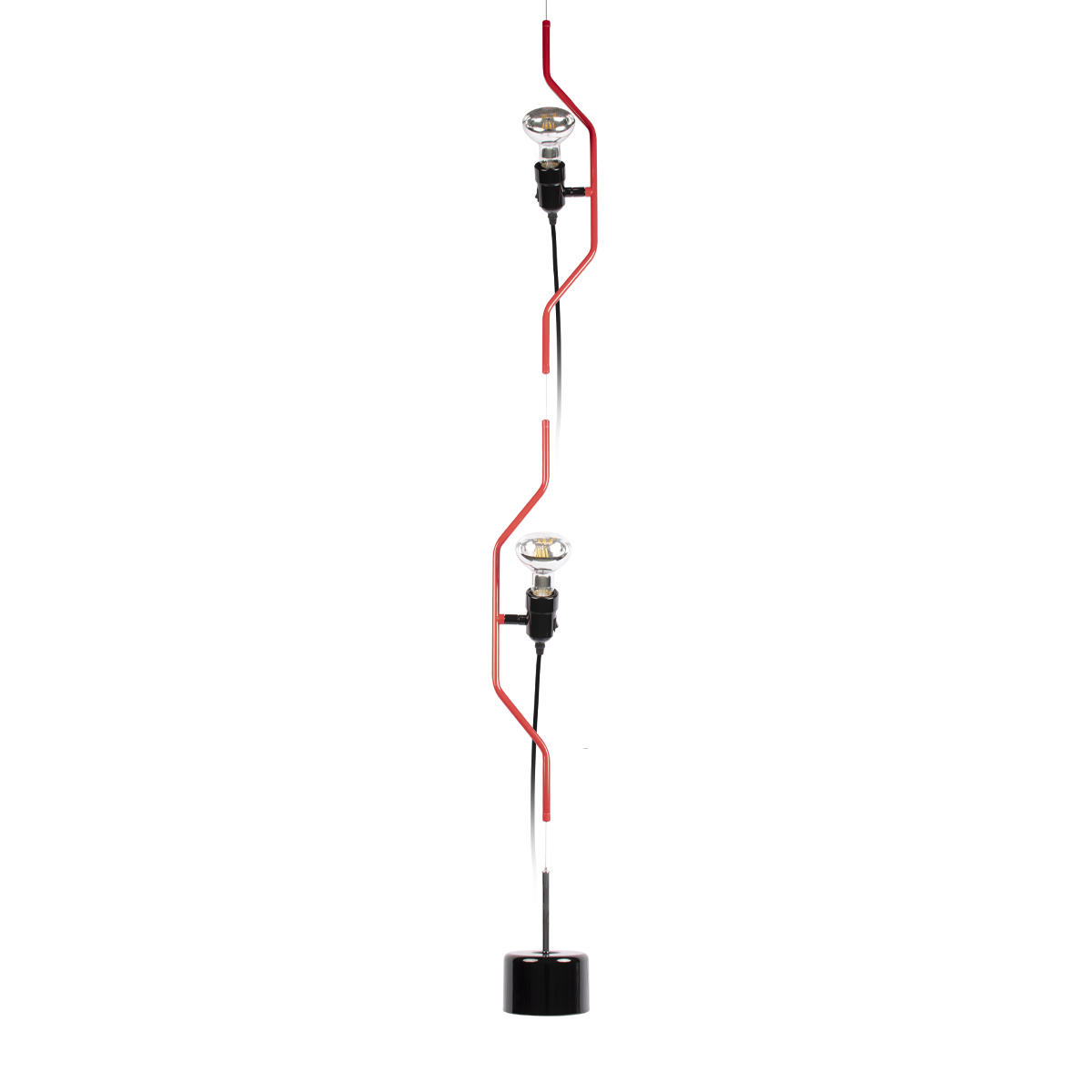 Подвесной светильник 11*400 см, 2*E27*40W LOFT IT Parentesi 10346/2 Red красный, черный