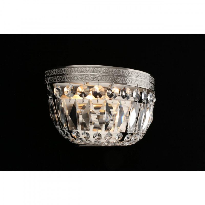 Бра 14*25*15 см, 2*E14, 40W, Aployt Lidi APL.757.11.02, никель