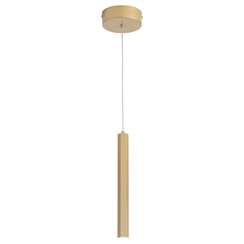 Светильник светодиодный подвесной 1*LED*6W 4000K ST LUCE ST614.213.06 золотистый