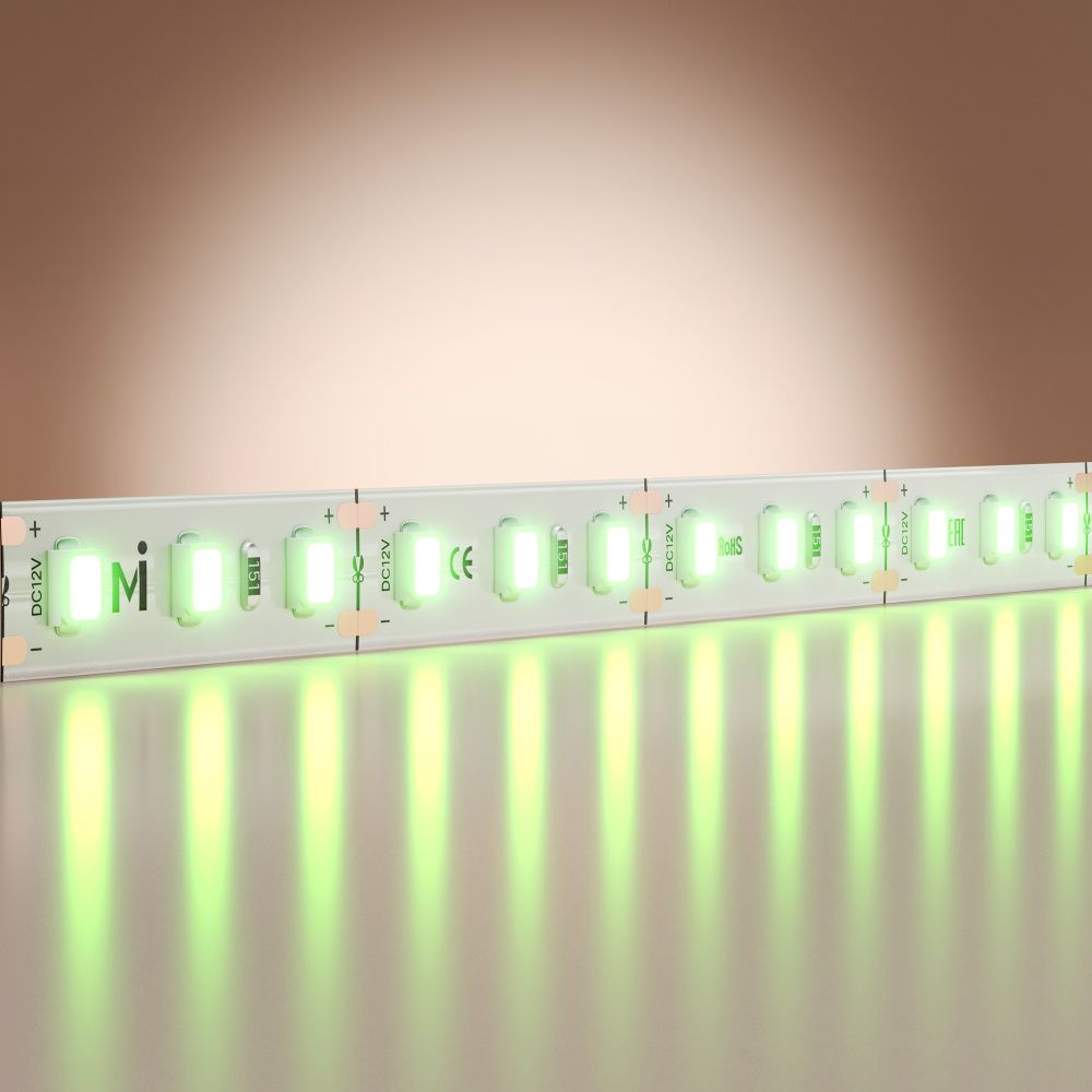 Светодиодная лента Base 12В 2835 9,6Вт/м Green 5м IP 20 201172 Maytoni Technical, цена за метр, катушкой по 5 м