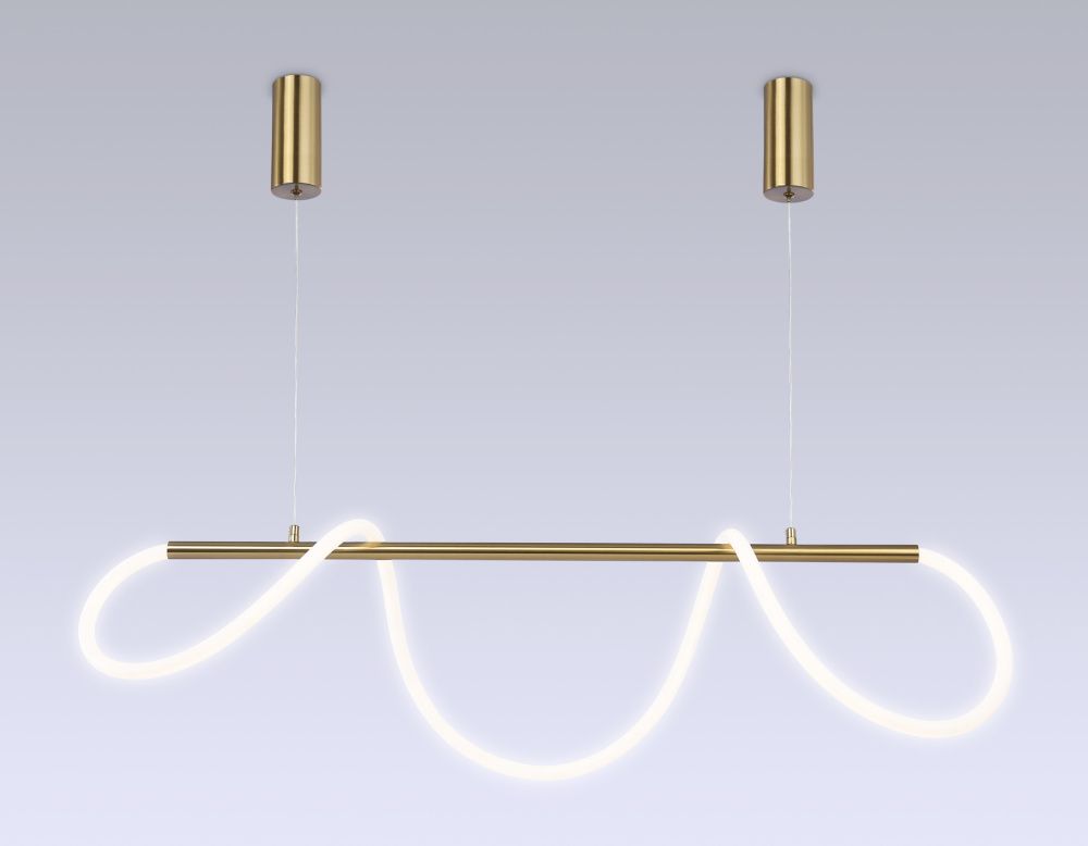 Светильник подвесной 100*2,4*120 см, LED 53W, 3000К, латунь Ambrella Comfort Line FL10535