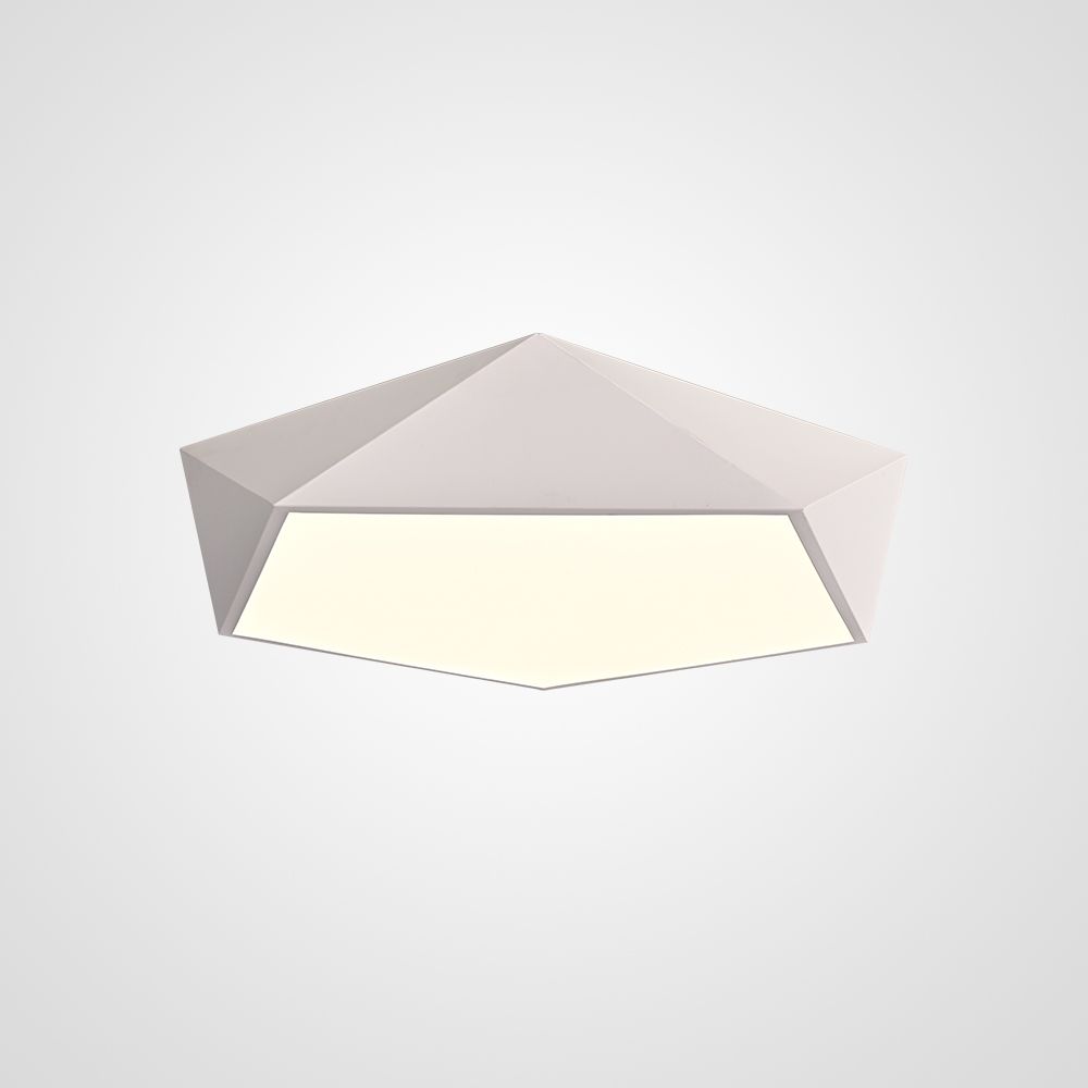 Потолочный светодиодный светильник GEOMETRIC White D60 60*60*10 см, 1*LED*36W, 4000K, ImperiumLoft GEOMETRIC-BW01, Белый