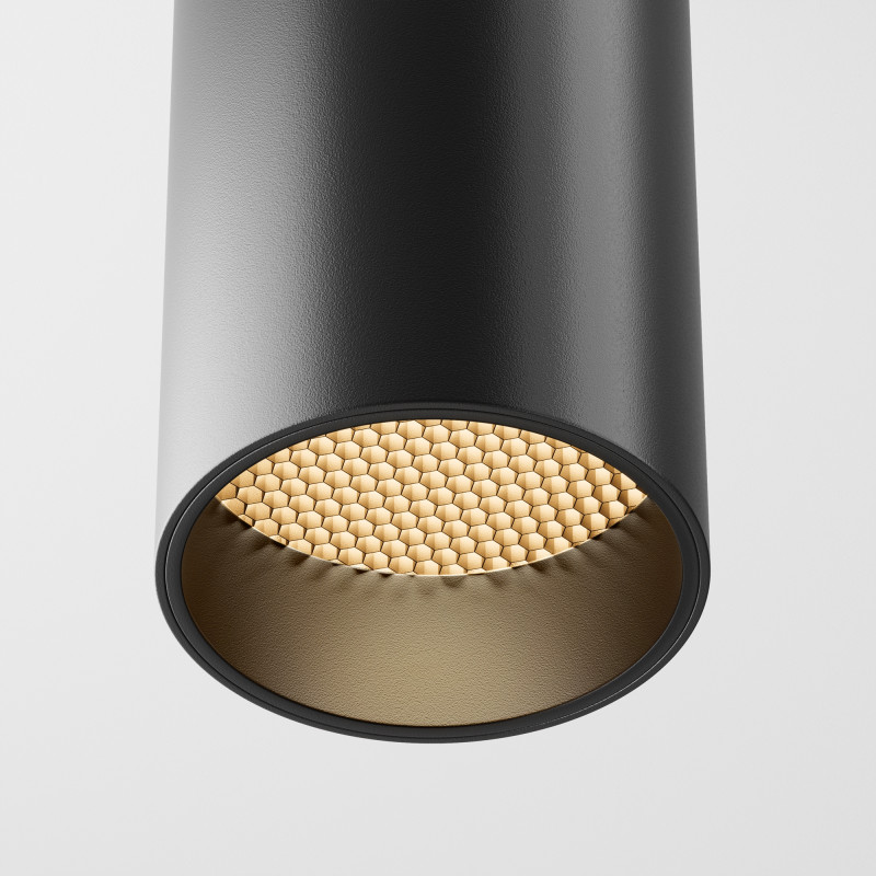 Накладной светильник 5,2*5,2*12,5 см,  LED, 12W, 3000К, Maytoni Technical FOCUS LED C056CL-L12B2.7K-W-B черный