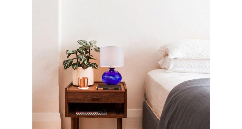 Настольная лампа *30* см, 1*E27*60W, Lucia Tucci Harrods Harrods T931.1, синий