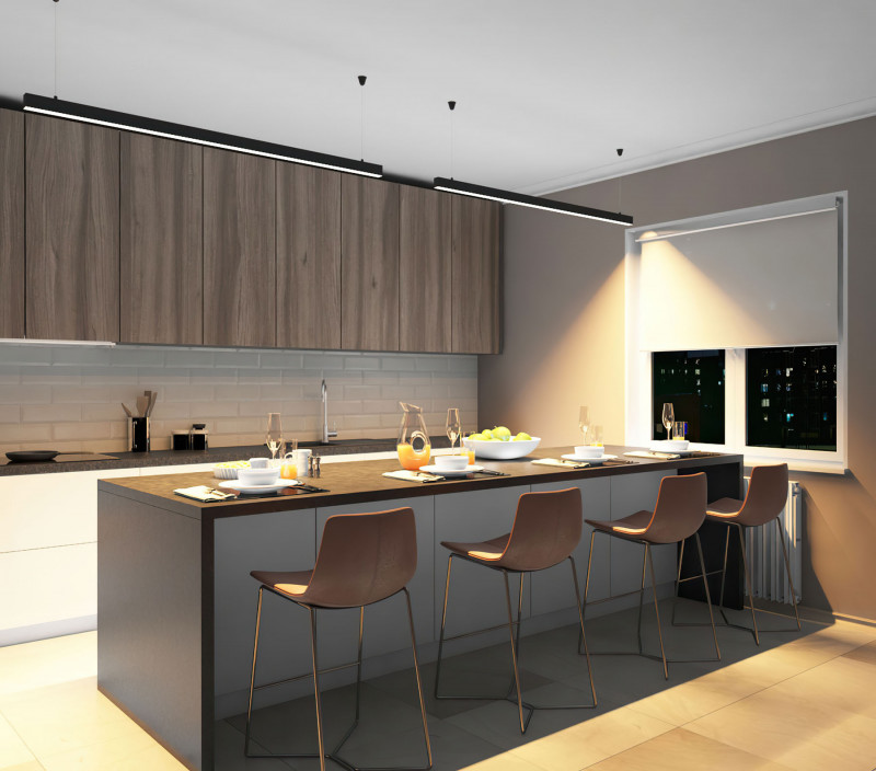 Линейный светильник Denkirs DK9153-BK черный