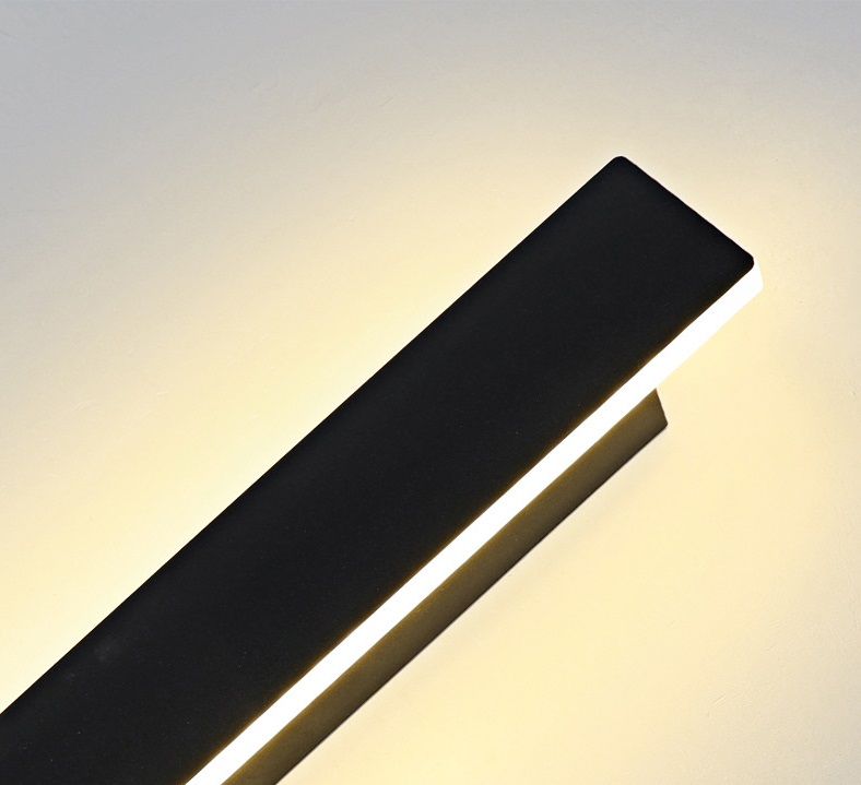 Светильник - декоративная полочка DZN-65159  ЧЕРНЫЙ  D400/H100/1/LED/8W/4000K с выключателем