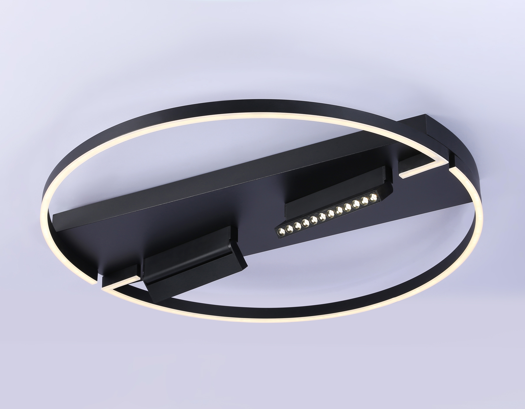 Светильник 80*11 см, LED 106W, 3000К, черный Ambrella Comfort LineTech FL51462